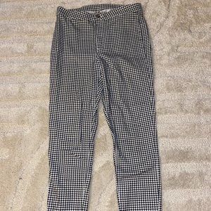 H&M Houndstooth Pattern Jeans